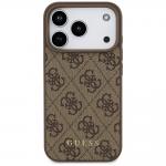 Husa Guess 4G Classic compatibila cu iPhone 18 Pro / 17 Pro, Maro 2 - lerato.ro