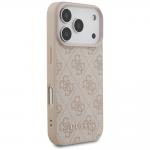 Husa Guess 4G Classic compatibila cu iPhone 18 Pro / 17 Pro, Roz 5 - lerato.ro