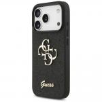 Husa Guess Fixed Glitter Big 4G compatibila cu iPhone 18 Pro / 17 Pro, Negru 3 - lerato.ro