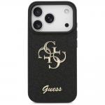 Husa Guess Fixed Glitter Big 4G compatibila cu iPhone 18 Pro / 17 Pro, Negru 2 - lerato.ro