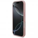 Husa Guess Fixed Glitter Big 4G compatibila cu iPhone 18 Pro / 17 Pro, Roz 6 - lerato.ro
