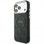 Husa Guess Embossed 4G Classic cu MagSafe compatibila cu iPhone 18 Pro / 17 Pro, Negru 3 - lerato.ro