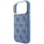 Husa Guess Embossed 4G Classic cu MagSafe compatibila cu iPhone 18 Pro / 17 Pro, Albastru 7 - lerato.ro