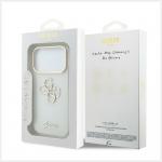 Husa Guess IML 4G Script Metal compatibila cu iPhone 18 Pro / 17 Pro, Alb 9 - lerato.ro