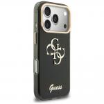 Husa Guess IML 4G Script Metal compatibila cu iPhone 18 Pro / 17 Pro, Negru 5 - lerato.ro