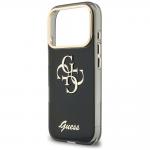 Husa Guess IML 4G Script Metal compatibila cu iPhone 18 Pro / 17 Pro, Negru 7 - lerato.ro
