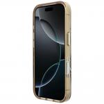 Husa Guess IML Zebra Glitter Triangle Logo cu MagSafe compatibila cu iPhone 18 Pro / 17 Pro, Gold 6 - lerato.ro
