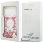 Husa Guess Resin Bottom Glitter cu MagSafe compatibila cu iPhone 18 Pro Max / 17 Pro Max, Roz 9 - lerato.ro