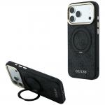 Husa Guess Ring Stand 360 4G Classic Logo cu MagSafe compatibila cu iPhone 18 Pro Max / 17 Pro Max, Negru 4 - lerato.ro