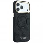 Husa Guess Ring Stand 360 4G Classic Logo cu MagSafe compatibila cu iPhone 18 Pro Max / 17 Pro Max, Negru 5 - lerato.ro