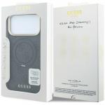 Husa Guess Ring Stand 360 4G Classic Logo cu MagSafe compatibila cu iPhone 18 Pro Max / 17 Pro Max, Negru 9 - lerato.ro