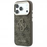 Husa Guess 4G Big Resin Logo compatibila cu iPhone 18 Pro Max / 17 Pro Max, Maro 3 - lerato.ro