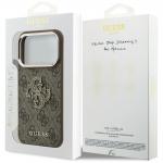 Husa Guess 4G Big Resin Logo compatibila cu iPhone 18 Pro Max / 17 Pro Max, Maro 9 - lerato.ro