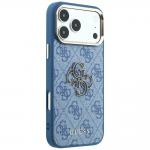 Husa Guess 4G Big Resin Logo compatibila cu iPhone 18 Pro Max / 17 Pro Max, Albastru 5 - lerato.ro