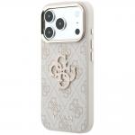 Husa Guess 4G Big Resin Logo compatibila cu iPhone 18 Pro / 17 Pro, Roz 3 - lerato.ro