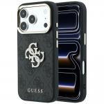 Husa Guess 4G Big Strass Logo compatibila cu iPhone 18 Pro Max / 17 Pro Max, Negru 4 - lerato.ro