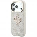 Husa Guess 4G Big Resin Logo compatibila cu iPhone 18 Pro Max / 17 Pro Max, Roz 3 - lerato.ro