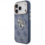 Husa Guess 4G Big 4G Classic Logo compatibila cu iPhone 18 Pro / 17 Pro, Albastru 3 - lerato.ro
