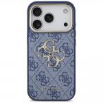 Husa Guess 4G Big 4G Classic Logo compatibila cu iPhone 18 Pro / 17 Pro, Albastru 2 - lerato.ro