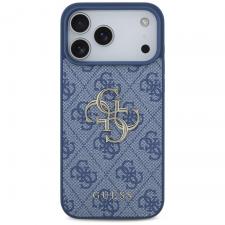 Husa Guess 4G Big Logo compatibila cu iPhone 18 Pro Max / 17 Pro Max, Albastru