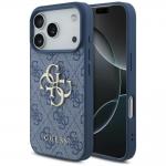 Husa Guess 4G Big Logo compatibila cu iPhone 18 Pro / 17 Pro, Albastru 4 - lerato.ro