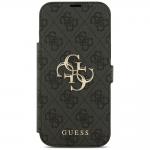 Husa flip cover Guess 4G Metal Logo Book compatibila cu iPhone 18 Pro Max / 17 Pro Max, Negru 2 - lerato.ro