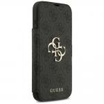 Husa flip cover Guess 4G Metal Logo Book compatibila cu iPhone 18 Pro Max / 17 Pro Max, Negru 5 - lerato.ro