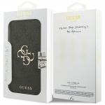 Husa flip cover Guess 4G Metal Logo Book compatibila cu iPhone 18 Pro Max / 17 Pro Max, Negru 8 - lerato.ro