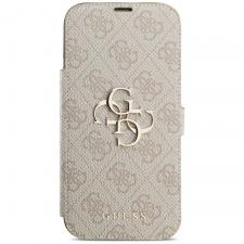 Husa flip cover Guess 4G Metal Logo Book compatibila cu iPhone 18 Pro Max / 17 Pro Max, Roz