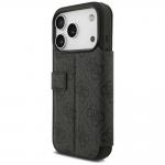 Husa flip cover Guess 4G Metal Logo Book compatibila cu iPhone 18 Pro / 17 Pro, Negru 6 - lerato.ro