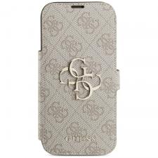 Husa flip cover Guess 4G Metal Logo Book compatibila cu iPhone 18 Pro / 17 Pro, Roz