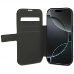 Husa flip cover Guess 4G Metal Logo Book compatibila cu iPhone 18 Pro / 17 Pro, Roz 7 - lerato.ro
