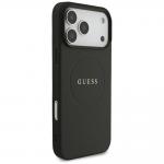 Husa Guess Grained Gold Ring cu MagSafe compatibila cu iPhone 18 Pro Max / 17 Pro Max, Negru 5 - lerato.ro