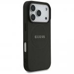 Husa Guess Grained Gold Ring cu MagSafe compatibila cu iPhone 18 Pro / 17 Pro, Negru 5 - lerato.ro