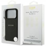 Husa Guess Grained Gold Ring cu MagSafe compatibila cu iPhone 18 Pro / 17 Pro, Negru 9 - lerato.ro