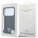 Husa Guess Grained Triangle Logo cu MagSafe compatibila cu iPhone 18 Pro Max / 17 Pro Max, Negru 9 - lerato.ro