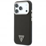 Husa Guess Kevlar Triangle Logo cu MagSafe compatibila cu iPhone 18 Pro / 17 Pro, Maro 3 - lerato.ro