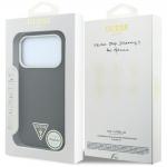 Husa Guess Kevlar Triangle Logo cu MagSafe compatibila cu iPhone 18 Pro / 17 Pro, Maro 9 - lerato.ro
