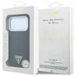 Husa Guess Kevlar Triangle Logo cu MagSafe compatibila cu iPhone 18 Pro / 17 Pro, Negru 9 - lerato.ro