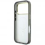 Husa Guess ML Zebra Glitter Triangle Logo cu MagSafe compatibila cu iPhone 18 Pro / 17 Pro, Silver 8 - lerato.ro