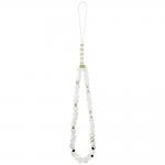 Husa GuessI ML Flowers Allover Electroplated Pearl Strap cu MagSafe compatibila cu iPhone 18 Pro / 17 Pro, Alb 3 - lerato.ro