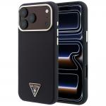 Husa Guess Kevlar Triangle Logo cu MagSafe compatibila cu iPhone 18 Pro / 17 Pro, Burgundy 4 - lerato.ro