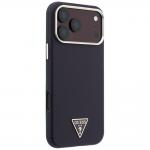 Husa Guess Kevlar Triangle Logo cu MagSafe compatibila cu iPhone 18 Pro / 17 Pro, Burgundy 5 - lerato.ro