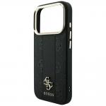 Husa Guess Stripe Peony 4G Logo cu MagSafe compatibila cu iPhone 18 Pro Max / 17 Pro Max, Negru 7 - lerato.ro