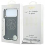 Husa Guess Perforated 4G Gold Logo cu MagSafe compatibila cu iPhone 18 Pro / 17 Pro, Negru 9 - lerato.ro