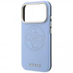 Husa Guess Perforated 4G Gold Logo cu MagSafe compatibila cu iPhone 18 Pro / 17 Pro, Albastru 7 - lerato.ro