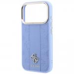 Husa Guess Stripe Peony 4G Logo cu MagSafe compatibila cu iPhone 18 Pro Max / 17 Pro Max, Albastru 7 - lerato.ro
