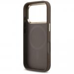 Husa Guess 4G Triangle Logo cu MagSafe compatibila cu iPhone 18 Pro / 17 Pro, Maro 8 - lerato.ro
