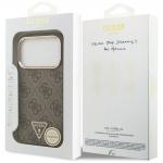 Husa Guess 4G Triangle Logo cu MagSafe compatibila cu iPhone 18 Pro / 17 Pro, Maro 9 - lerato.ro
