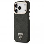 Husa Guess 4G Triangle Logo cu MagSafe compatibila cu iPhone 18 Pro / 17 Pro, Negru 3 - lerato.ro